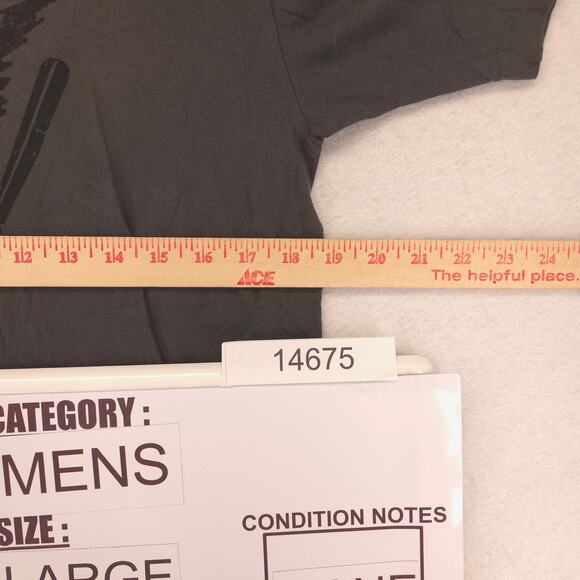 Ramones Band Crew Neck Short Sleeve Graphic T Shirt Mens Size Large L Gray - Picture 7 of 9